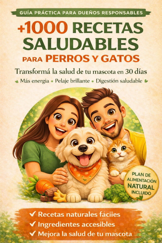 +600 Recetas Saludables para Perros y Gatos | Guía Completa de Alimentación Natural🐕